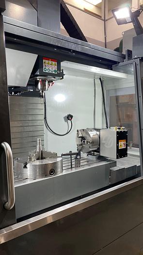 Used 2022 HAAS VF-4 4-Axis CNC Vertical Machining Center ***Low Hours***