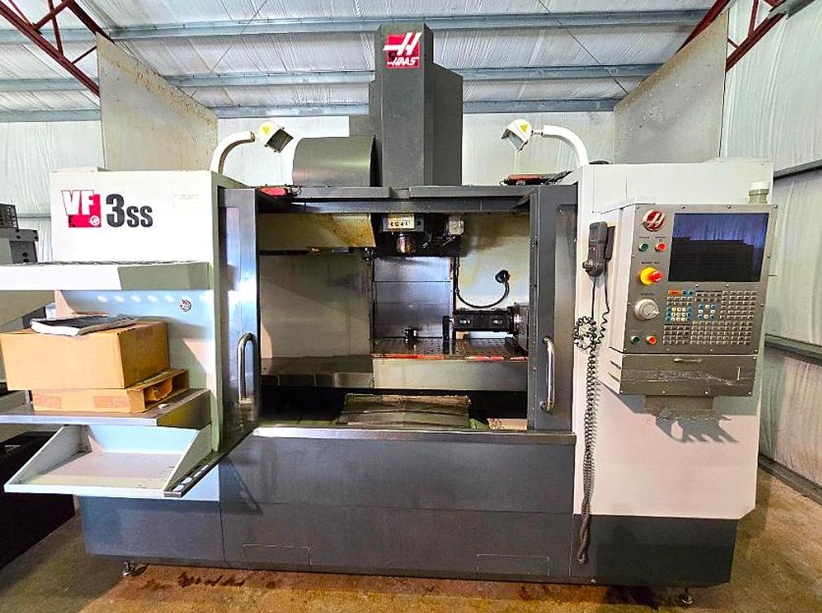 Used 2012 HAAS VF-3SS 4-Axis CNC Vertical Machining Center