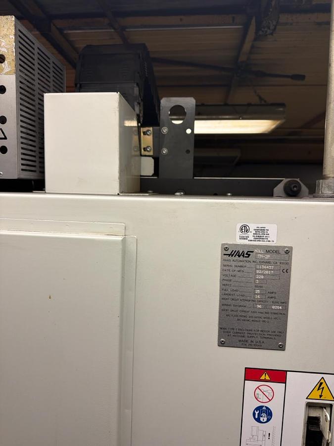 Used 2017 HAAS TM-2P CNC Vertical Machining Center