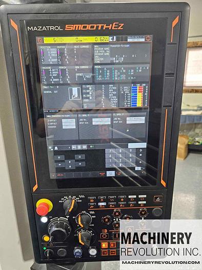 Used 2022 MAZAK QT EX 8 MSY CNC Lathe with Live Tooling / Sub Spindle / Y-Axis / High Pressure Coolant ***Like New***
