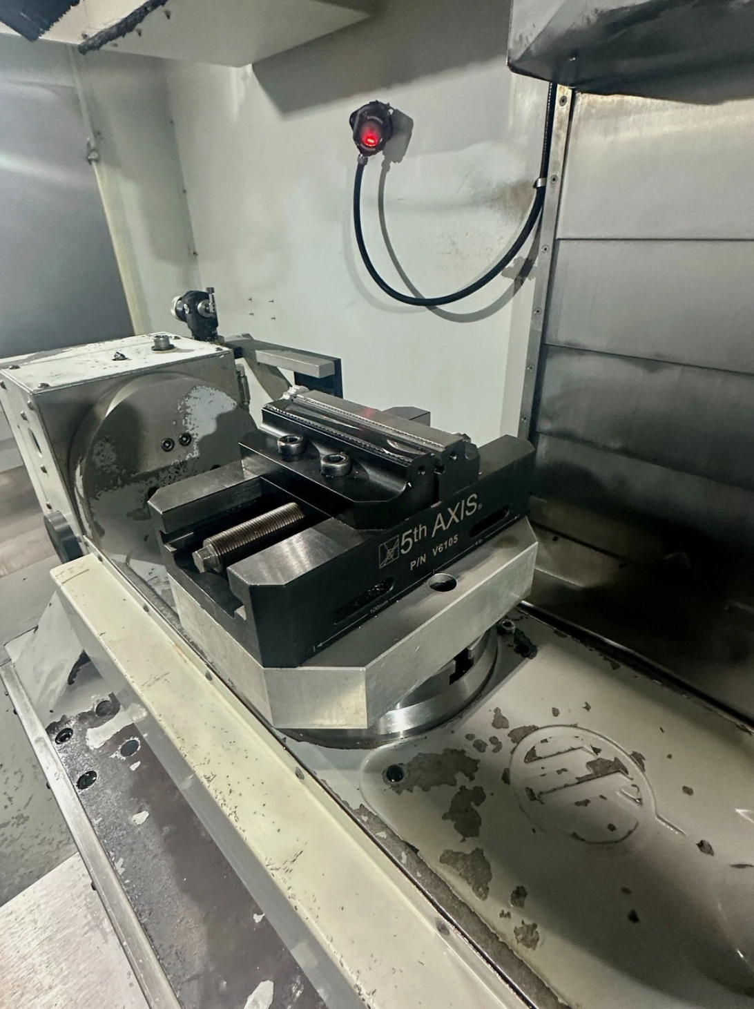 Used 2008 HAAS VF-5 5-Axis Trunnion Table 10,000 rpm CNC Vertical Machining Center