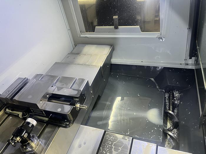 Used 2018 HAAS VF-2 4-Axis CNC Vertical Machining Center ***Only 600 Feed Cutting Hours***