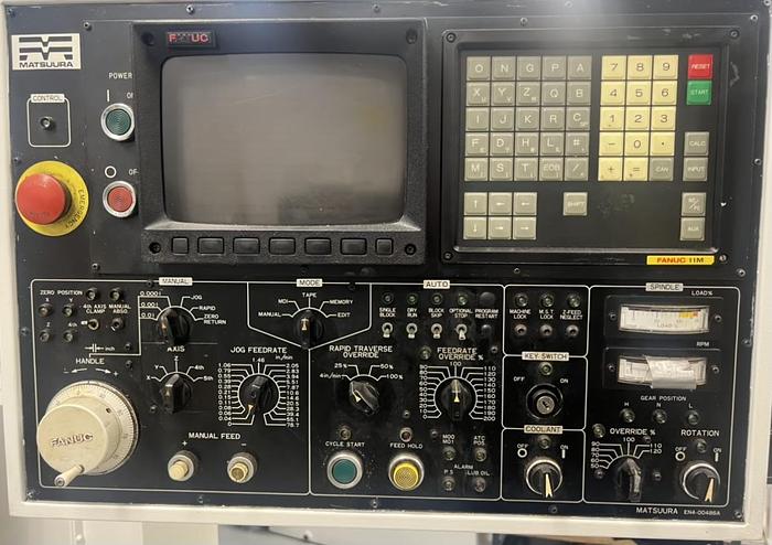 Used 1988 Matsuura MC-1000V-DC Twin Spindle 5-Axis Vertical Machining Center