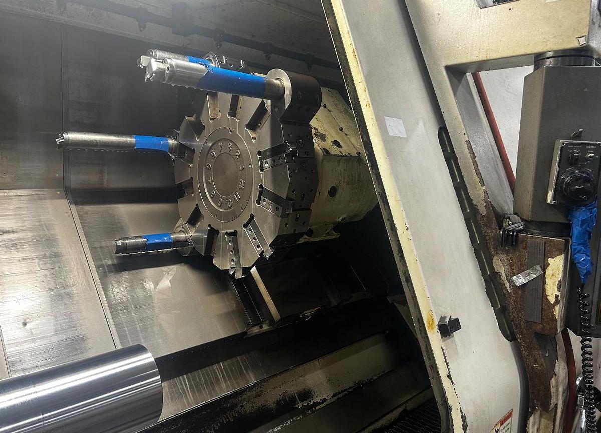 Used 2006 HWACHEON Hi Tech 700 Big Bore CNC Turning Center