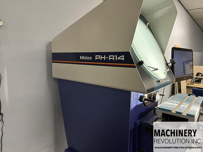 Used 2022 Mitutoyo PH-A14 Optical Comparator with Digital Control