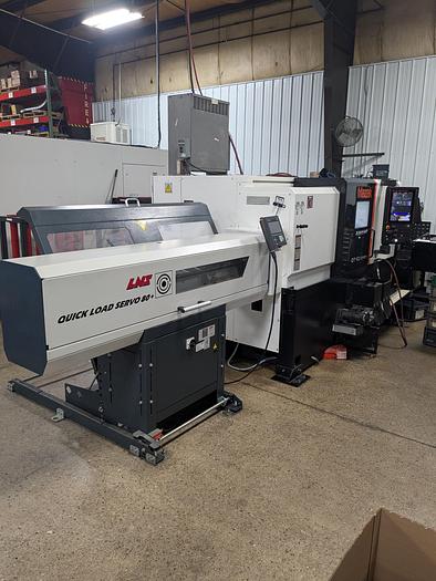 Used 2023 MAZAK QT-EZ 12MSY CNC Lathe With Live Tooling Y-Axis Sub Spindle & LNS Bar Feeder