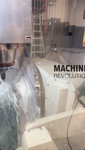 Used 2021 DOOSAN DVF5000 5-Axis 18,000RPM HSK-63 CNC Vertical Machining Center