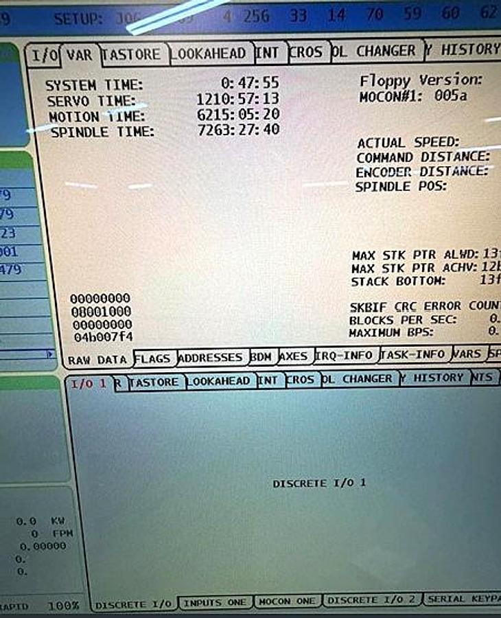 Used 2012 HAAS VF-4SS 4-Axis CNC Vertical Machining Center Low Hours