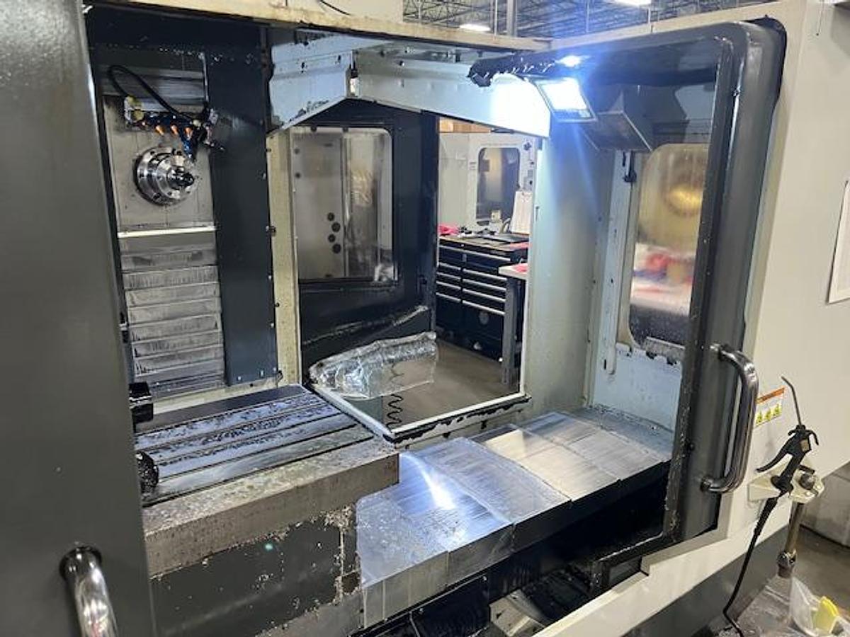 Used 2010 HAAS ES-5 4-Axis CNC Horizontal Machining Center