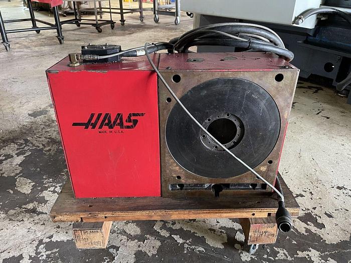 Used 2004 HAAS VF-3D 4-Axis CNC Vertical Machining Center with 15,000RPM and HAAS HRT 310 Rotary Table