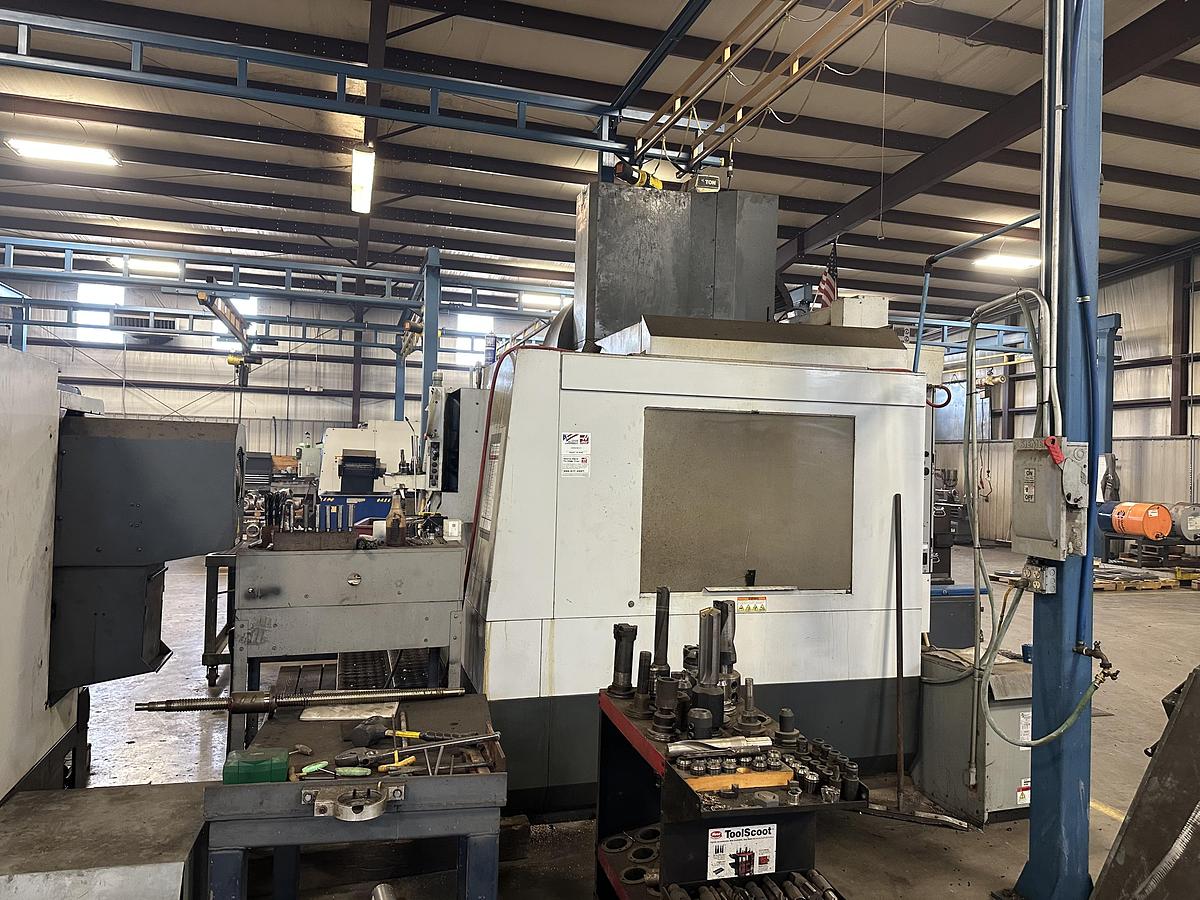 Used 2010 HAAS VF-8 Cat-50 4-Axis CNC Vertical Machining Center