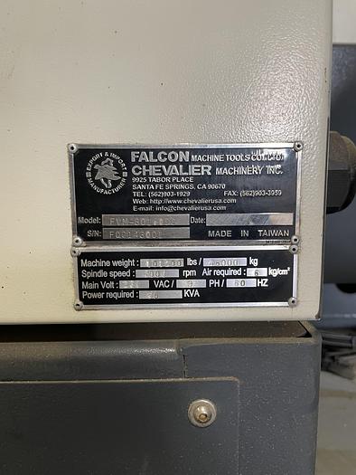 Used 2016 CHEVALIER FVM-80160DC CNC Bridge Mill ***Only 805 Hours***