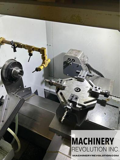 Used 2018 HAAS CL-1 LIVE TOOLING COMPACT LATHE C Axis / Bar Feeder / 8 Station Turret / LiveTooling ***Low Hours***