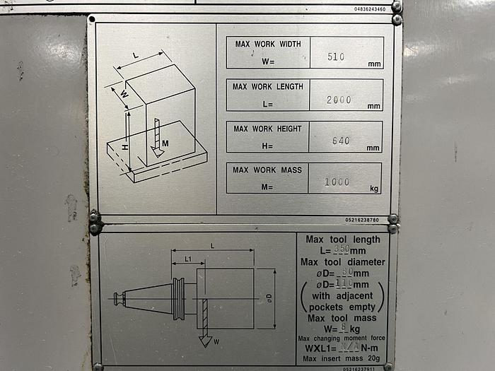 Used 2000 MAZAK VTC-200C 4-Axis CNC Machining Center
