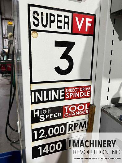 Used 2008 HAAS VF-3SS 12,000 RPM 4-Axis CNC Vertical Machining Center with WIPS / HRT-210