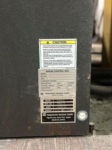 Used 2008 MAZAK  M5N 2000 7.1" Big Bore 20" Front and Rear 20" Chucks