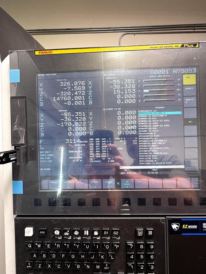 Used 2023 DOOSAN DVF 4000 5-Axis with 12 Pallet Pool System