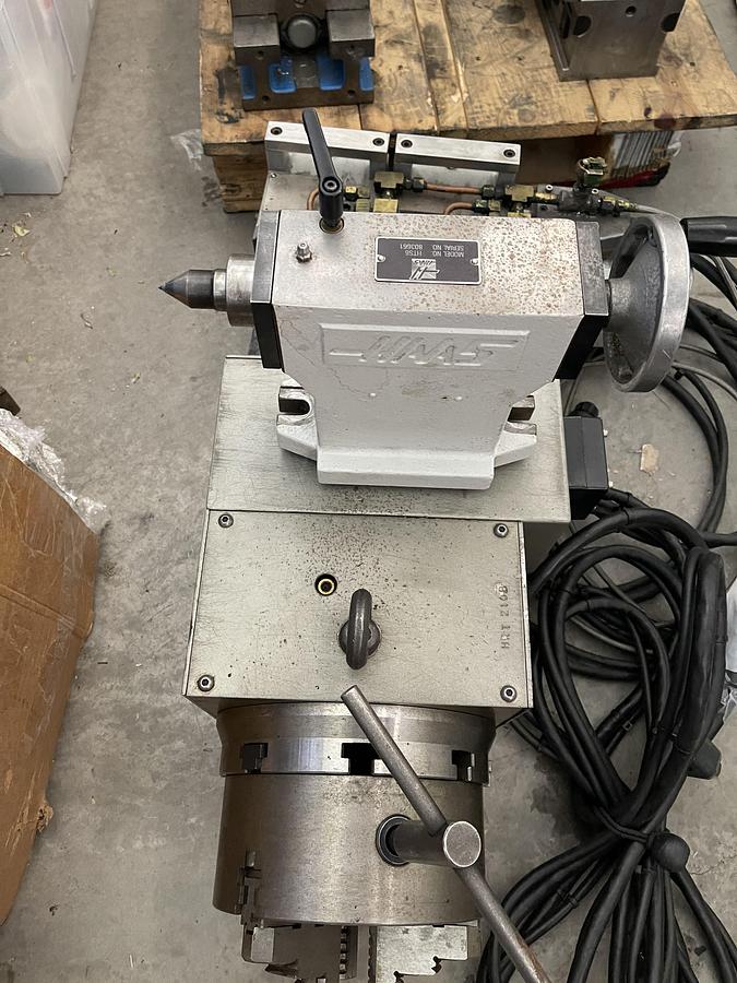 Used HAAS HRT-210B Super High-Speed Rotary w/ 8" 3-Jaw Chuck & 6" Pneumatic Tailstock