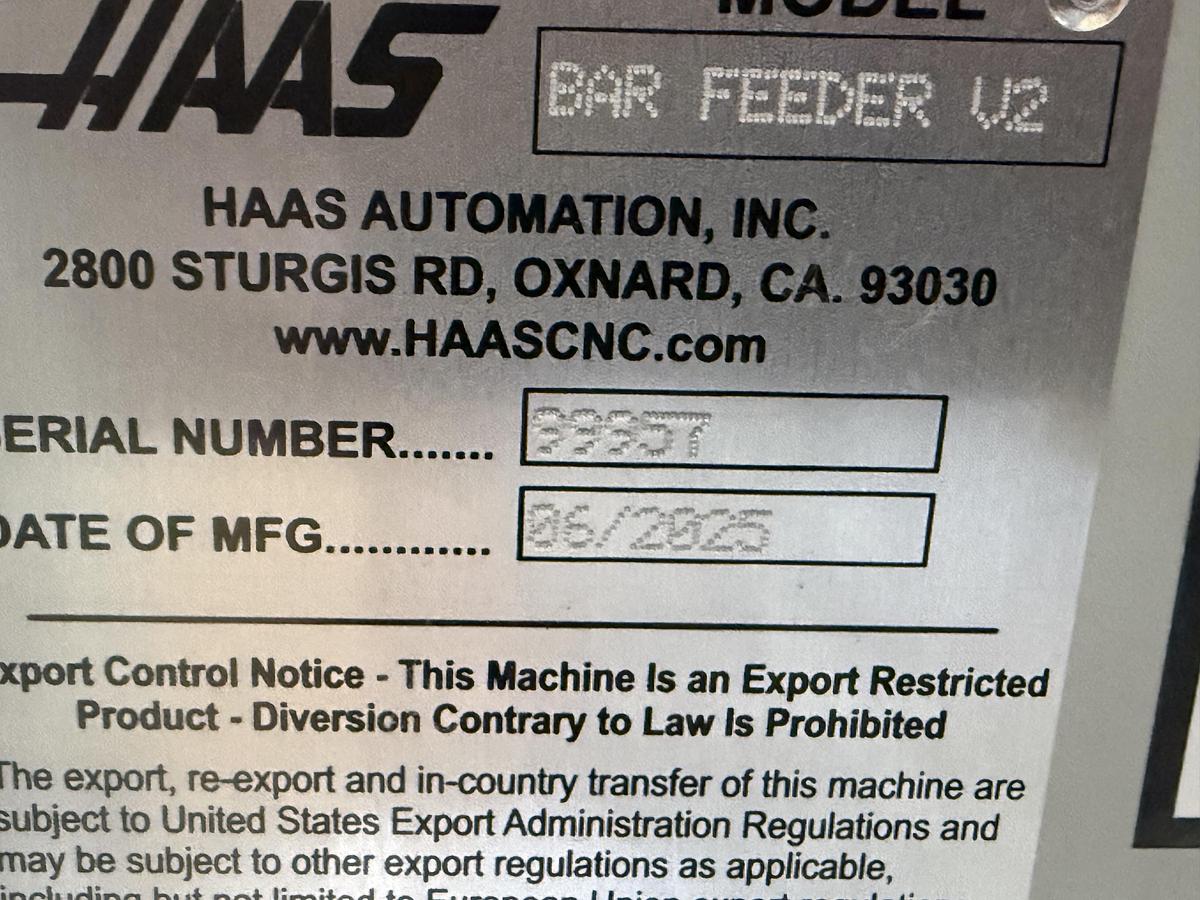 Used 2025 HAAS ST-30 CNC Lathe With Bar Feeder Tailstock Tool PreSetter