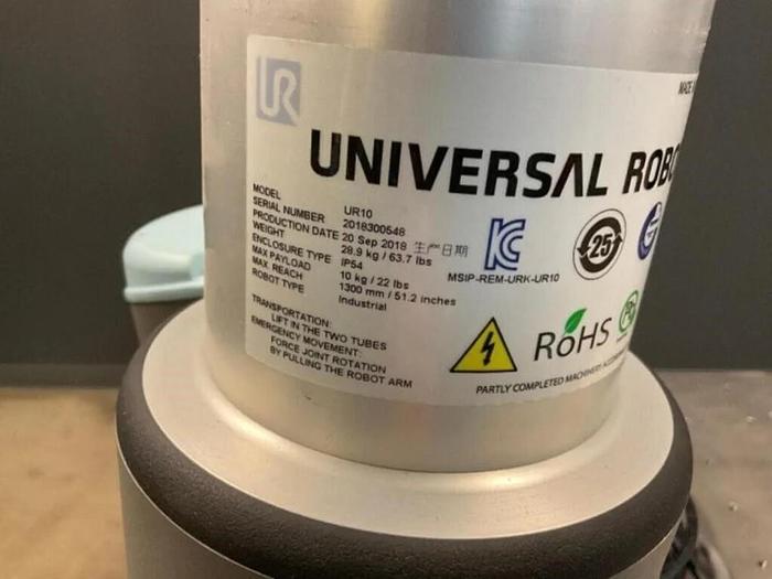 Used 2018 UNIVERSAL ROBOTS UR10