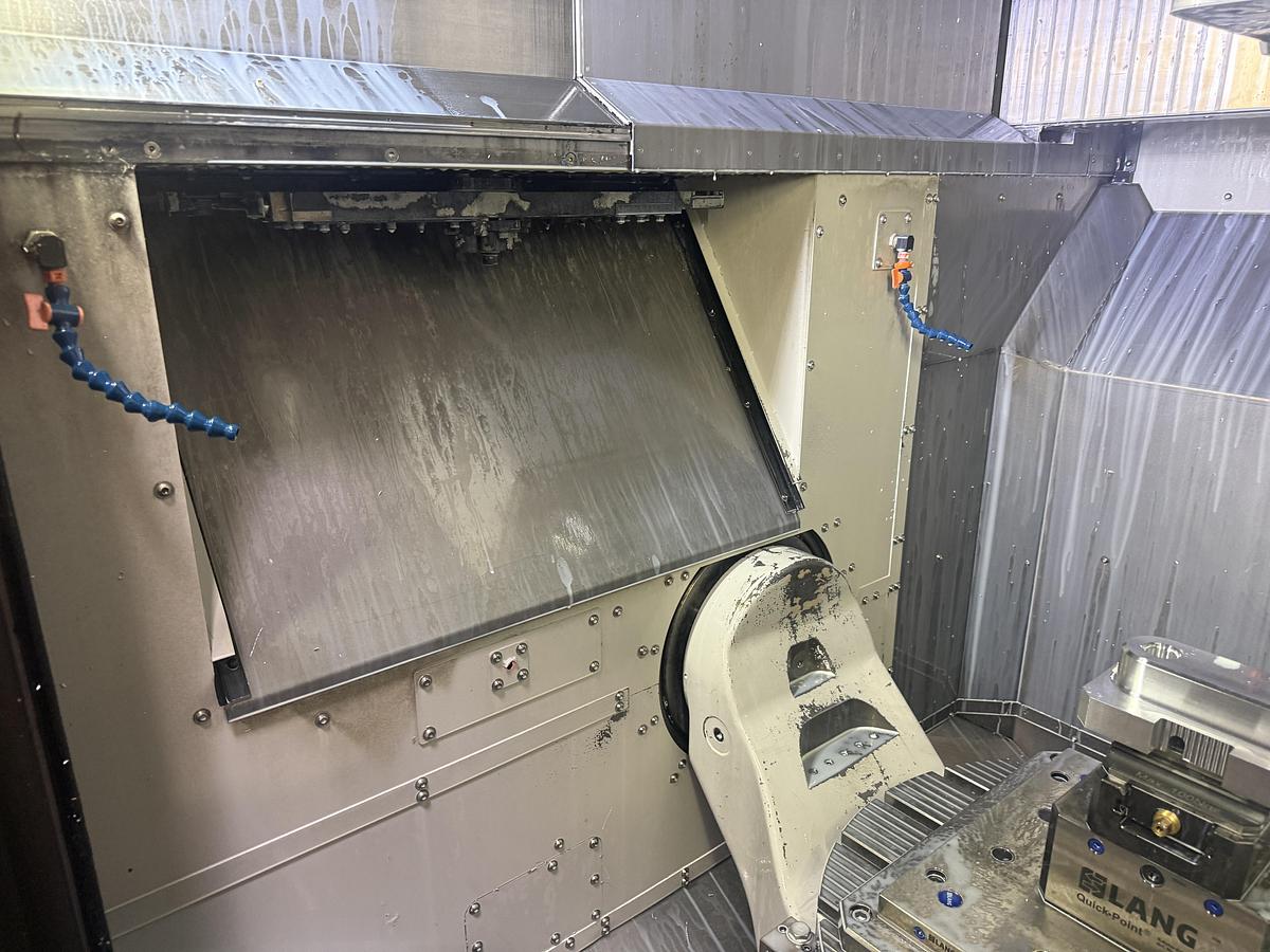 Used 2021 DOOSAN DVF 6500 5-Axis CNC Vertical Machining Center Only 1,446 Run Time Hours
