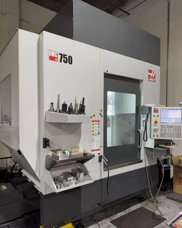 Used 2023 HAAS UMC-750 5-Axis 15,000 rpm CNC Vertical Machining Center ***Low Hours ***