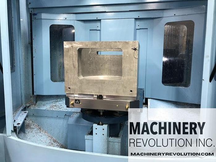 Used 2021 Matsuura MAM 72 100 H 5-Axis CNC Horizontal Machining Center 245 Tools / 10 Station Pallet Pool / CAT 50 / 200mm  ***Like New***