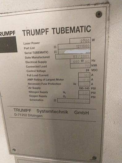 Used 2005 TRUMPF