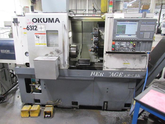 Used 2010 OKUMA Heritage ES-L10II CNC Turning Center