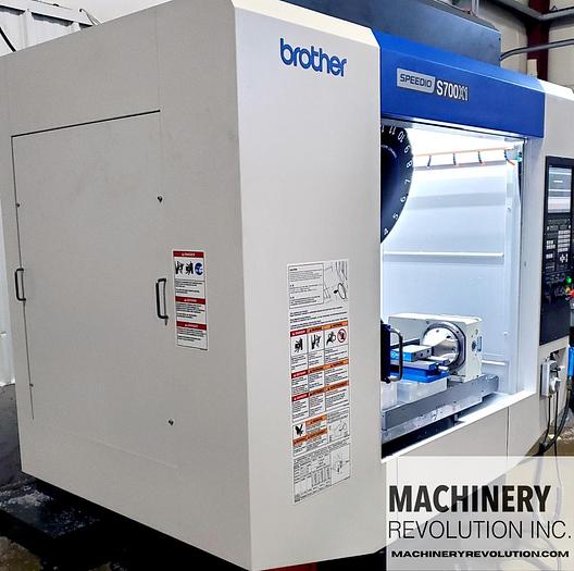 Used 2018 Brother Speedio S 700 X1 16,000RPM Vertical Machining Center 4-Axis ***Low Hours***