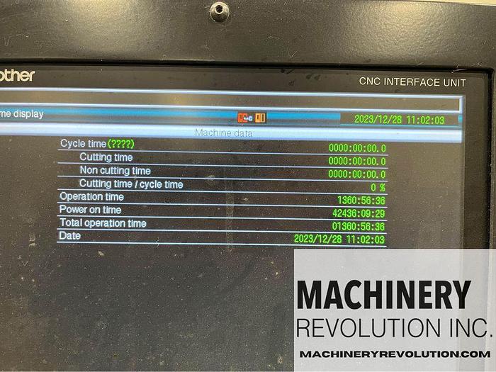 Used 2016 Brother Speedio S 700 X1 16,000RPM Vertical Machining Center with 4th-Axis Rotary ***1,360 Hours***