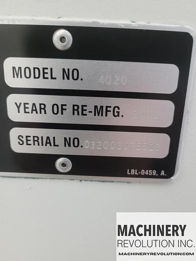 Used 2003 FADAL VMC 4020 10,000RPM CNC Vertical Machining Center