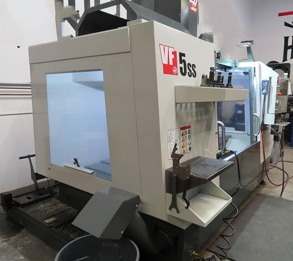 Used 2018 HAAS VF-5SS 5-Axis Vertical Machining Center ***Low Hours***