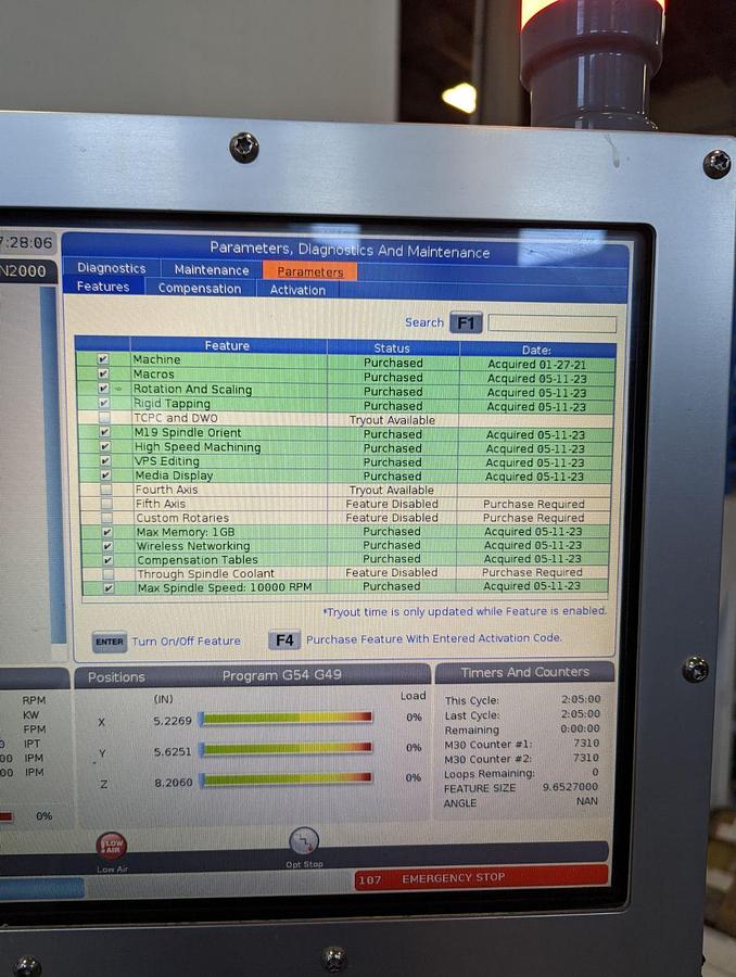 Used 2020 HAAS Mini Mill CNC Vertical Machining Center ***Low Hours***