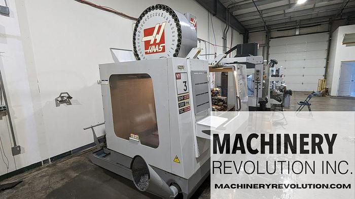 Used 2008 HAAS VF-3D 5-Axis CNC Vertical Machining Center 1,000PSI TSC / 40+1 ATC / WIPS