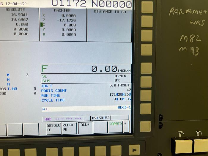 Used 2019 TAKISAWA TS-4000YS Twin Spindle Turning Center ***Very Low Hours***