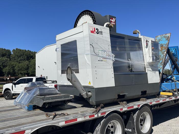 Used 2011 HAAS VF-3YT Cat-50 4-Axis CNC Vertical Machining Center