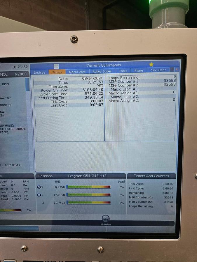 Used 2023 HAAS VF-3SS 5-Axis with TRT-210 Trunnion Table Like Brand New Under 500 hours
