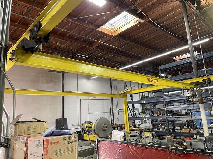 Used Freestanding Bridge Crane System 1 Ton