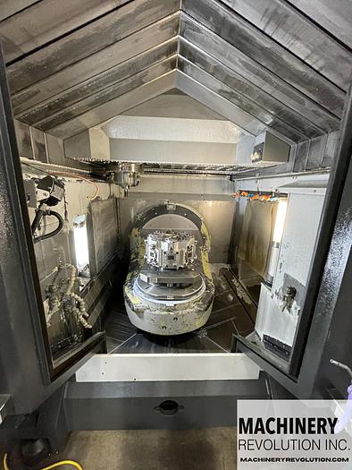 Used 2012 Mori Seiki NMV 5000 DCG 5-Axis CNC Vertical Machining Center with 8 Pallet Pool / C-Axis Turning / 181 Tools / TSC