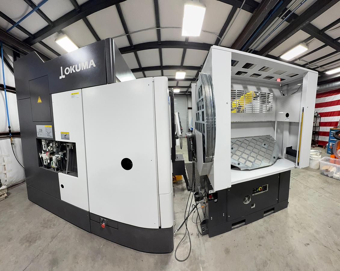 Used OKUMA MULTUS B250II Like Brand New Only 104 Hours Total Running Time