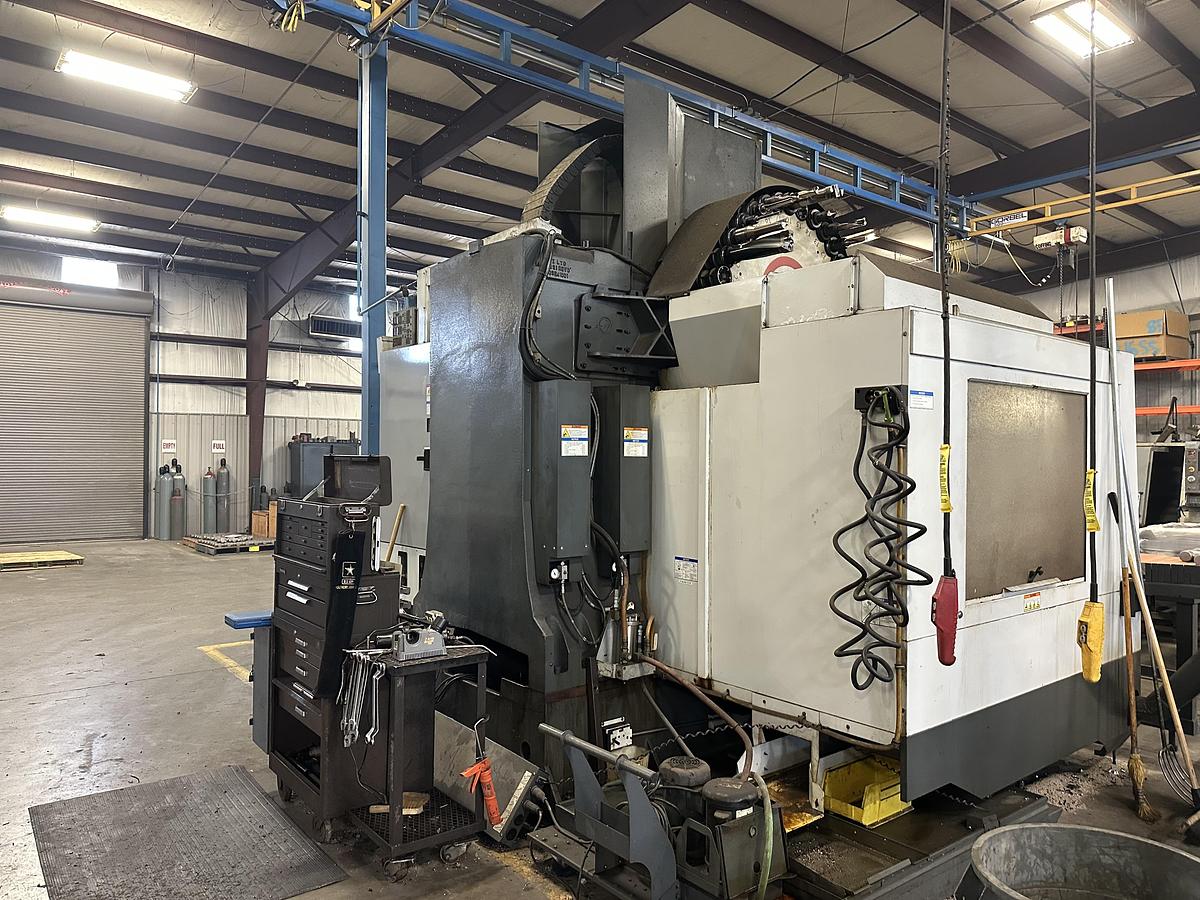 Used 2010 HAAS VF-8 Cat-50 4-Axis CNC Vertical Machining Center