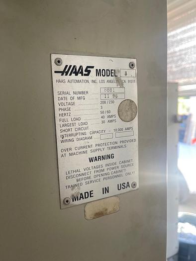Used 1996 HAAS VF-3 4-Axis CNC Vertical Machining Center Newly Rebuilt