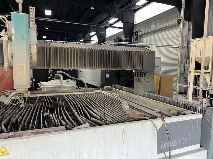 Used 2022 FLOW Mach 500 / 4020 / 94,000PSI / 13'-1" x 6'6" / 5-Axis CNC WaterJet