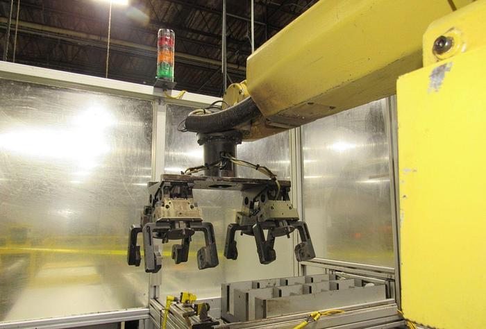 Used 2015 FANUC M20ia Robot with Schunk Grippers and R30ib Control