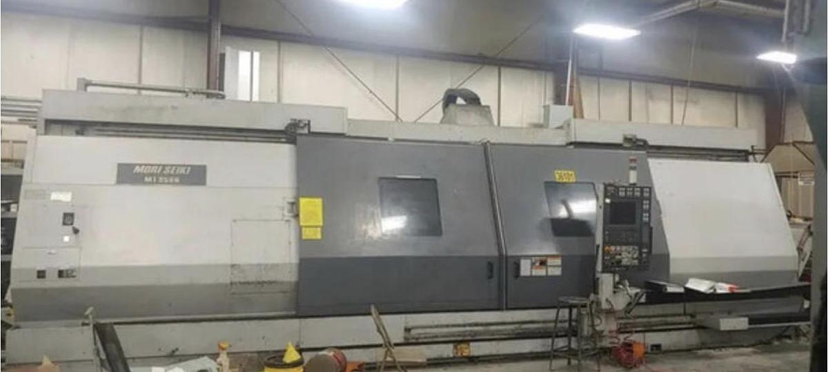 Used 2005 Mori Seiki 3500MT Y-Axis Live Tooling CNC Mill Turn Lathe