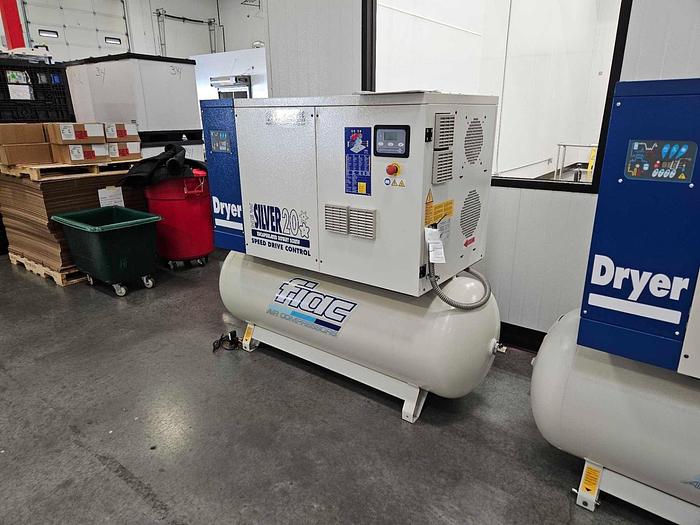 Used 2019 Werther Silver 20 Encapsulated Rotary Screw Air Compressor