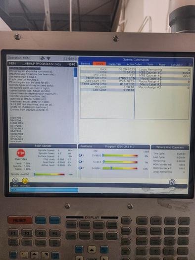 Used 2019 HAAS VF-2SS 12,000 RPM 4-Axis HRT-210 CNC Vertical Machining Center ***815 Hours***