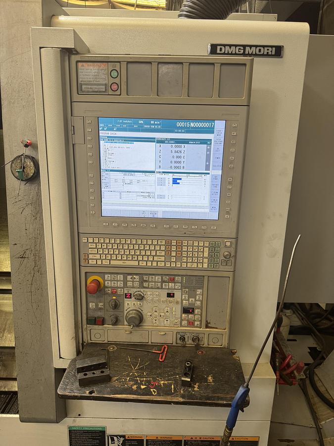 Used 2014 Mori Seiki NLX-4000AY/750 18" Chuck Live Tooling Y-Axis CNC Turning Center