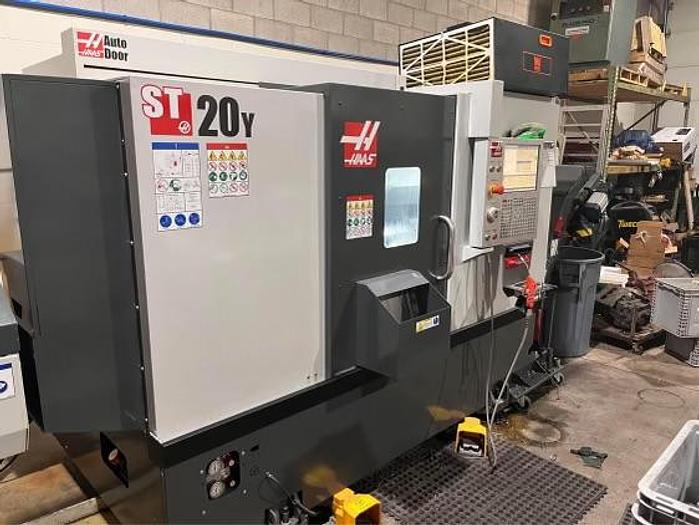 Used 2019 HAAS ST-20Y CNC Turning Center with Sub Spindle Y-Axis and Live Tooling *** Only 499 cutting hours***